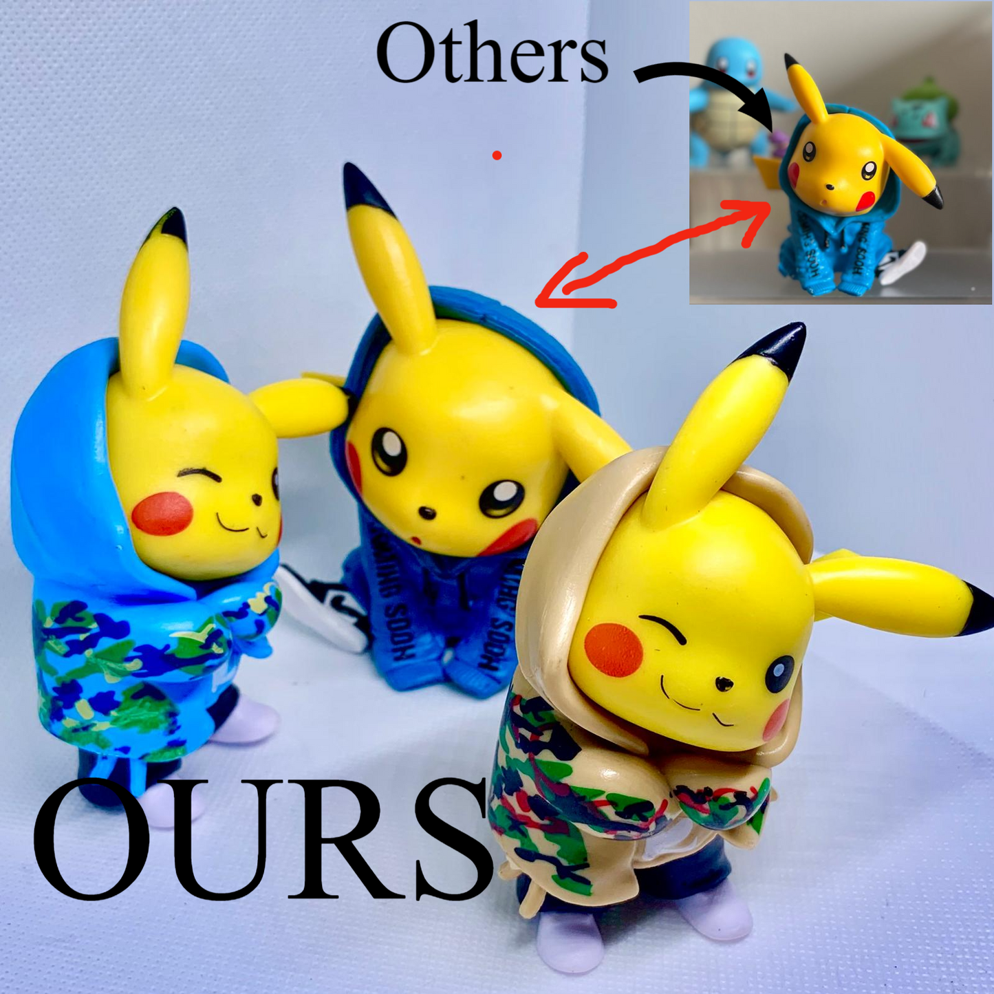 Picachu 3PCS