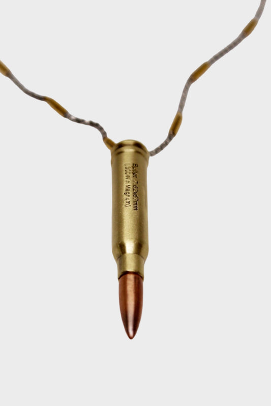 PUBG 98K Sniper Bullet Necklace - Rust-Resistant Titanium Steel for Durability and Style