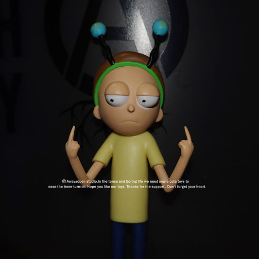 RARE! Rick & Morty "Peace Among Worlds" Morty Explicit Figurine Morty's Figurines 4-inch